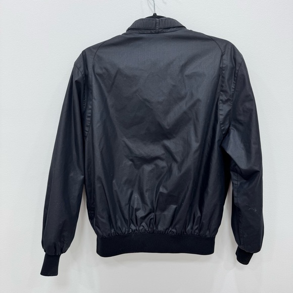 Member's Only full zip bomber jacket dark grey/black Sz 11/12 unisex - Picture 2 of 5